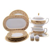    6  Falkenporzellan Imperial Creme Gold 27 