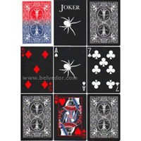 Bicycle Black Spider Deck