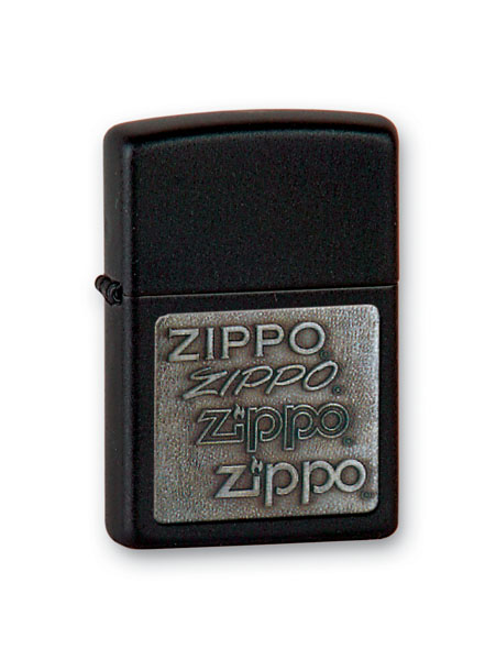 Зажигалка Zippo Black Crackle, латунь с порошковым покрытием