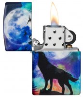  Zippo Wolf Design   540 Matte, /, 