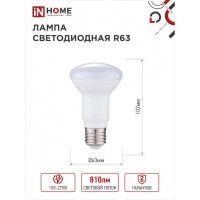   In Home Led-r63-vc, 9 , 230 , 27, 4000 , 810 