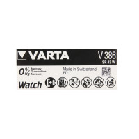  Varta Silver Oxide, 386 (sr43w) - 1bl, 1.55 , , 1 .