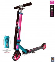 Y-scoo Rt Mini City 125 Montreal Pink+light Blue