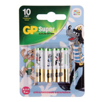   Gp Super , !, Aaa, Lr03-4bl, 1.5, , 4 .