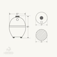   Big Green Egg Small  (  33 )