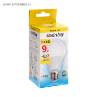  C Smartbuy, E27, A60, 9 , 3000 ,   