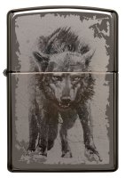  Zippo Wolf Design   Black Ice, /, , 