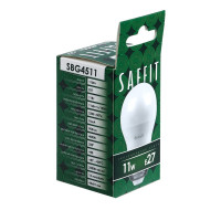   Saffit, 11w 230v E27 4000k G45, Sbg4511