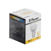   Feron, (13w) 230v Gu10 2700k Mr16, Lb-960
