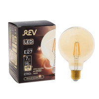   Rev Led Filament Vintage, G95, E27, 7 , 2700 K, ,  