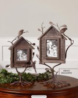 18528 Bird House Photo Frames Set/2 ( )