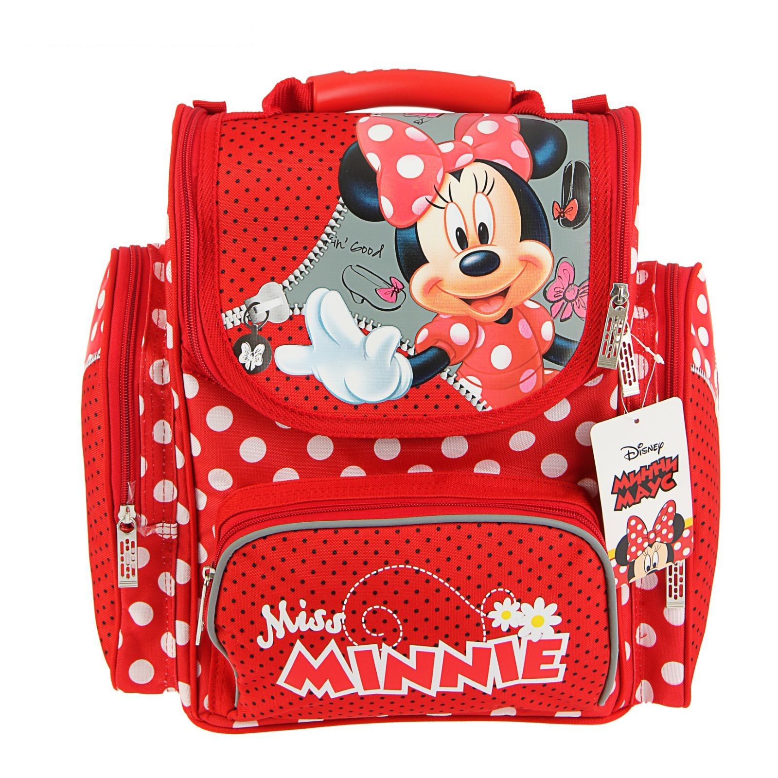 

Рюкзак ортопедический средний Disney. Минни Classic 31*29*15см 29132