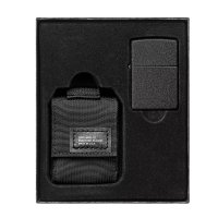  Zippo:   Black Crackle    ,  
