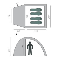 ,  Casmping Dome 4, , 4-