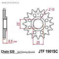   Jtf1901-15sc, F1901-15sc, Jt Sprockets,  520, 15 