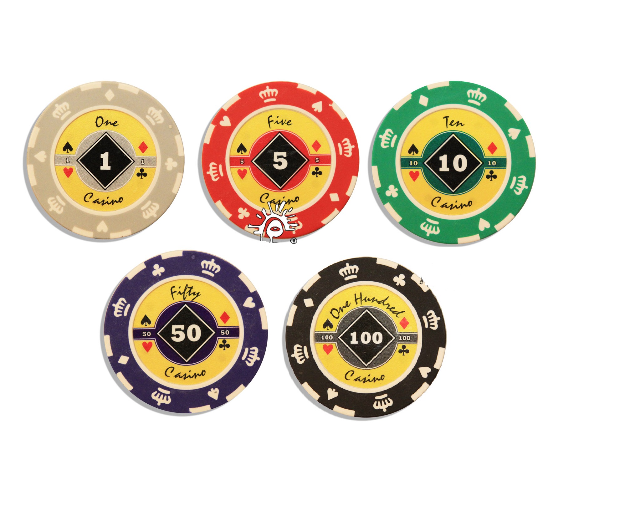 Профессиональные фишки для покера Crown 14 гр