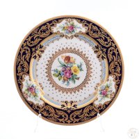  Falkenporzellan Opal Cobalt Gold 32 
