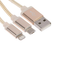  2  1 Luazon, Microusb/lightning - Usb, 1 ,   , 