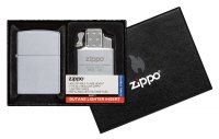  Zippo:  205   Satin Chrome    