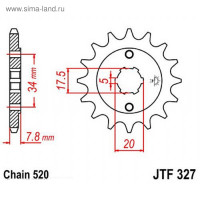  ,  Jtf327, ,  520, 13 