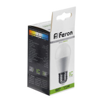   Feron, (11w) 230v E27 4000k G45, Lb-750