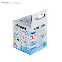  C Smartbuy, Mr16, 7 , Gu10, 4000 ,  