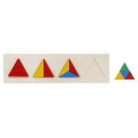Головоломка "треугольники", 10 элементов