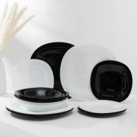   Luminarc Carine White&black, , 18 ,    