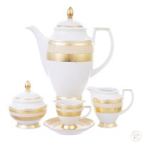   Falkenporzellan Constanza Creme Gold 6  17 