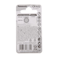   Panasonic Lithium Power, Cr1632-1bl, 3, , 1 