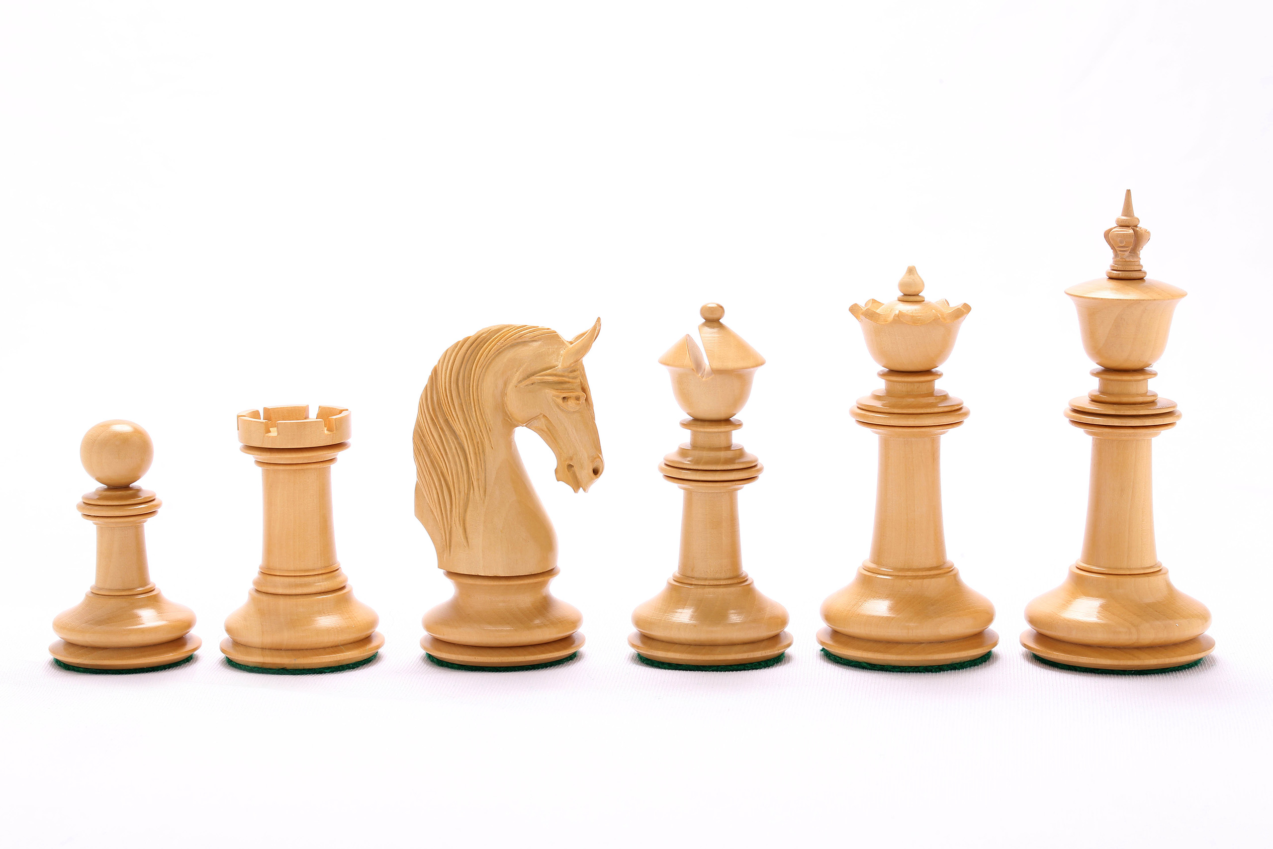 Ebony wood chess pieces lathe