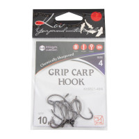  Koi Grip Carp Hook,  4 Int,  Bn, 10 .