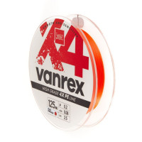   Lucky John Vanrex 4 Braid Fluo Orange 125 , 0,08 