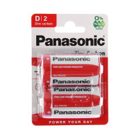   Panasonic Zinc Carbon, D, R20-2bl, 1.5, , 2 .