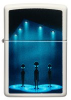  Zippo Aliens Design   Glow In The Dark Green, /