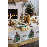    "Golden Christmas"   150*220 +/-3  , 100%, 190/2