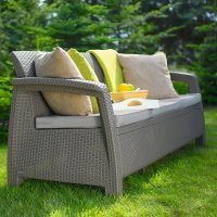   Keter Corfu Ii Love Seat Max Cappuccino
