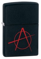  Zippo Anarchy,    Black Matte, , , 