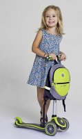 524-106 рюкзак Globber для самокатов Junior Lime Green