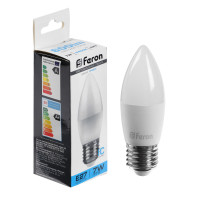   Feron, (7w) 230v E27 6400k C37, Lb-97