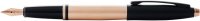   Cross Calais Brushed Rose Gold Plate And Black Lacquer, 