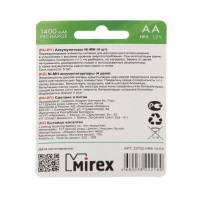  Mirex, Ni-mh, Aa, Hr6-4bl, 1.2, 1400 , , 4 .