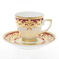    Falkenporzellan Natalia Bordeaux Gold 100 (6 )