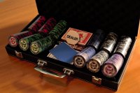 Профессиональный набор для покера Pokerstars 300 фишек 14 гр