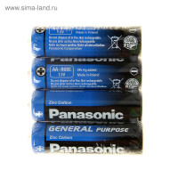   Panasonic General Purpose, Aa, R6-4s, 1.5, , 4 .