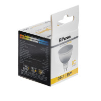   Feron, (9w) 230v G5.3 2700k Mr16, Lb-560