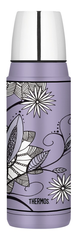 

Термос со стальной колбой Thermos Heritage Purple Flower H2000A6PF, 480 ml
