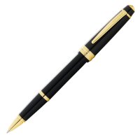 - Cross Bailey Light Polished Black Resin And Gold Tone