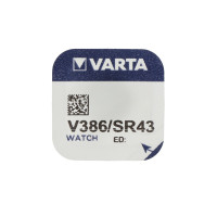  Varta Silver Oxide, 386 (sr43w) - 1bl, 1.55 , , 1 .
