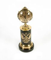 Часы подарочные из обсидиана